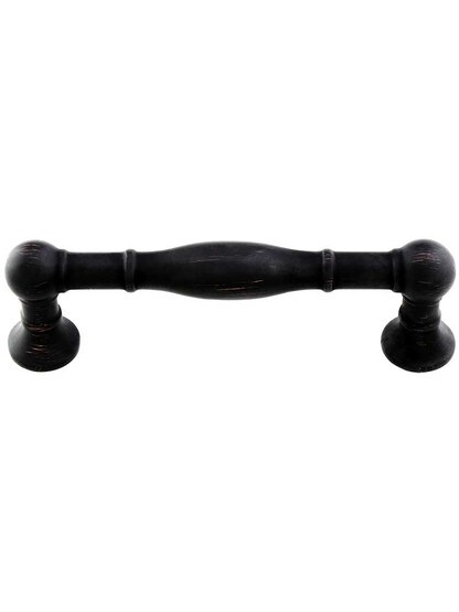 Fuller Cabinet Pull - 3 3/4 inch Center-to-Center in Vintage Bronze.